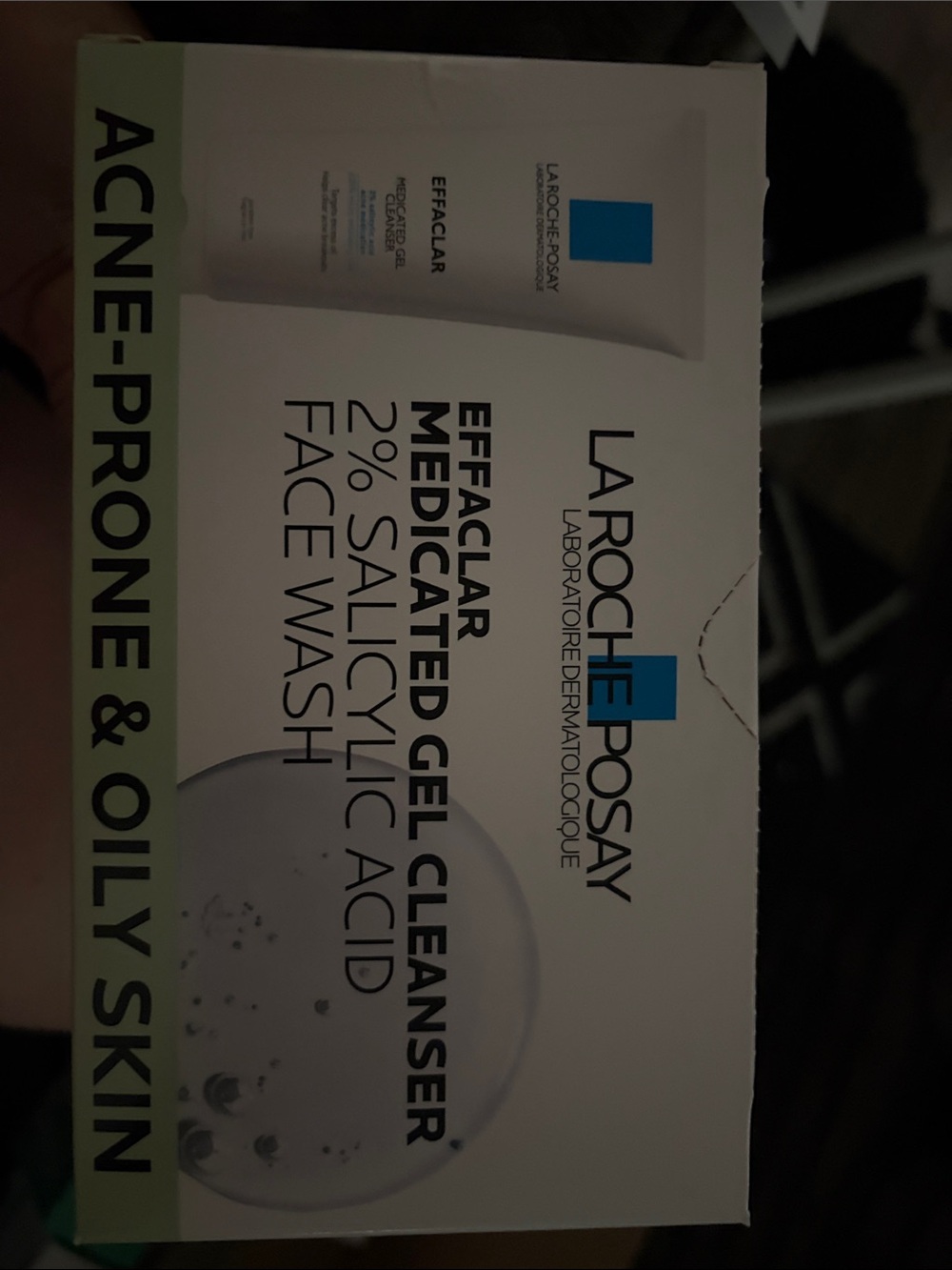 La Roche-Posay Effaclar 2% Salicylic Acid Medicated Gel Cleanser - White